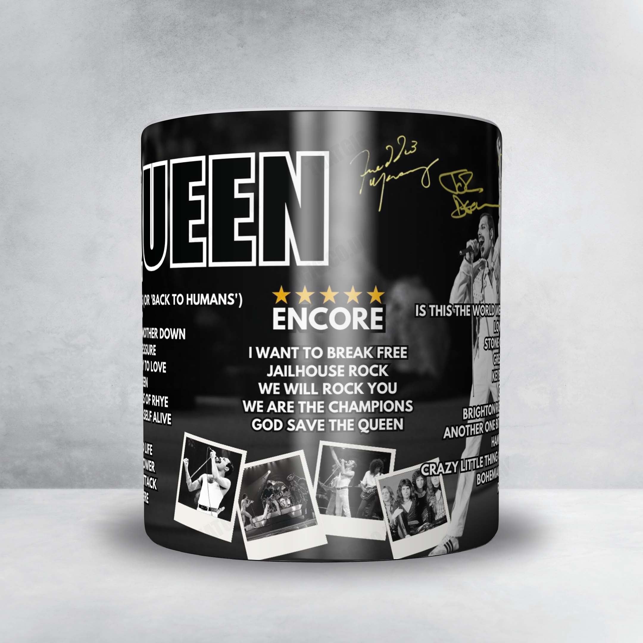 Queen Setlist Mug - Wembley Arena, London - September 7th, 1984