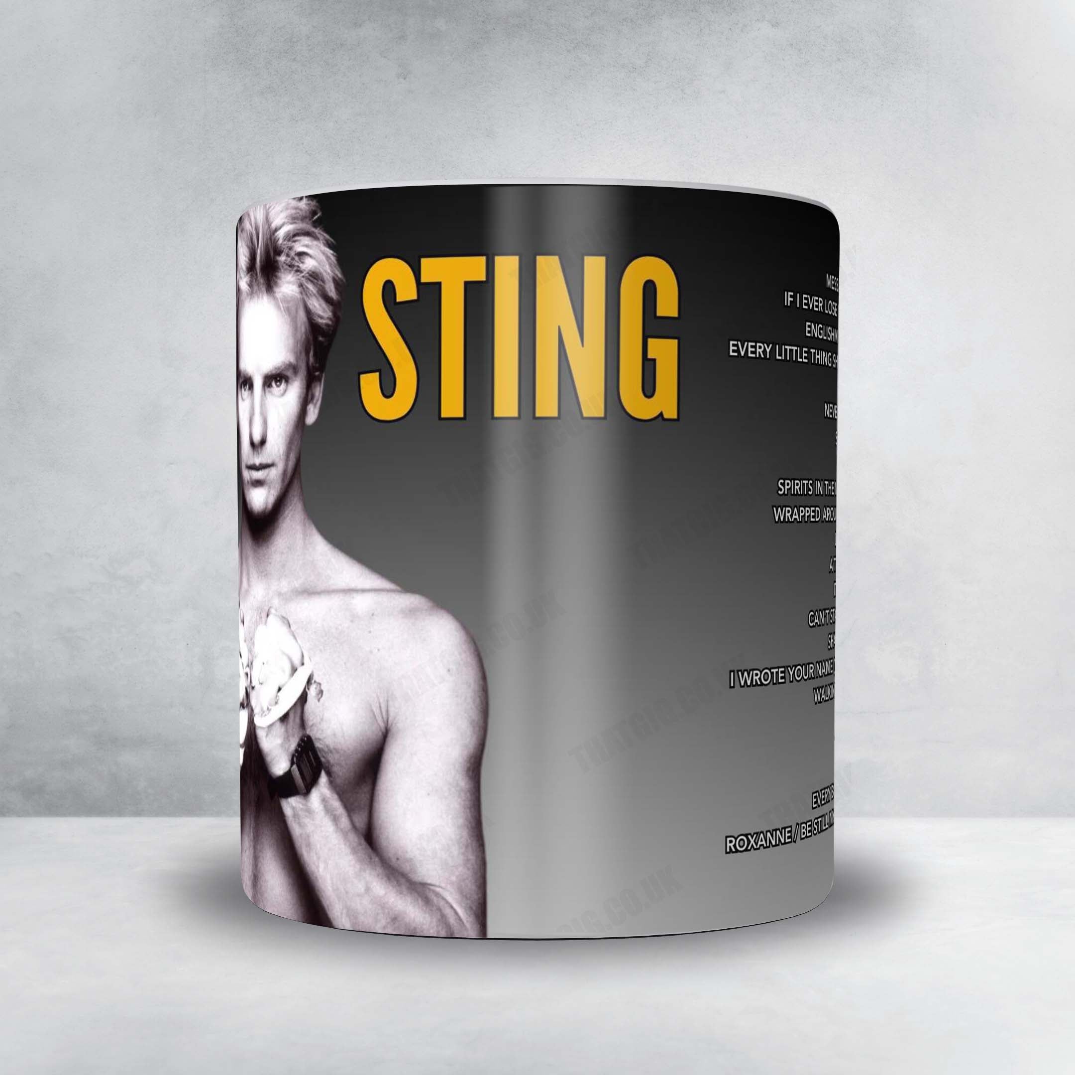 Sting Setlist Mug - Red Rocks Amphitheatre, Morrison - May 19th, 2025