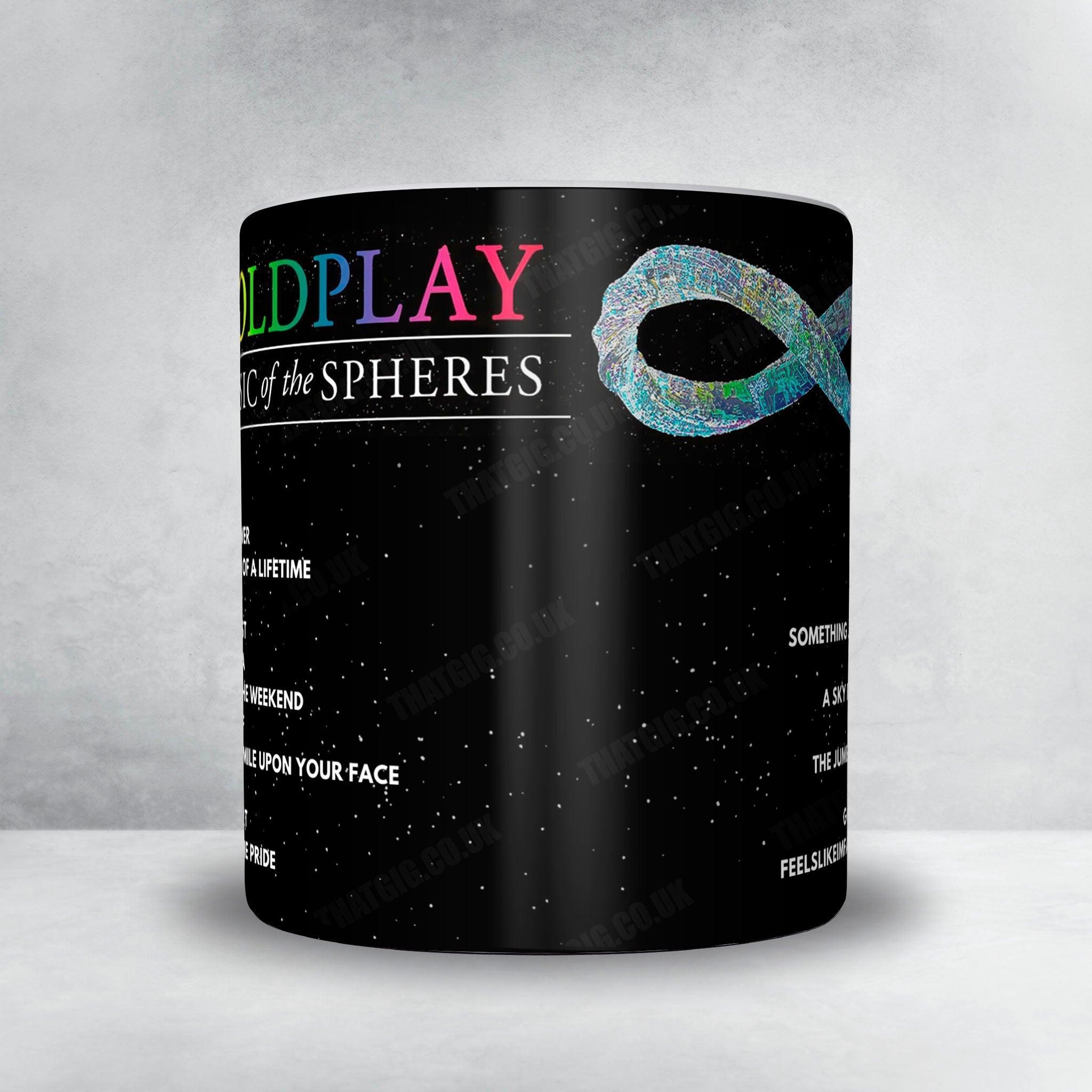 Coldplay Setlist Mug - Etihad Stadium, Manchester - June 1st, 2023