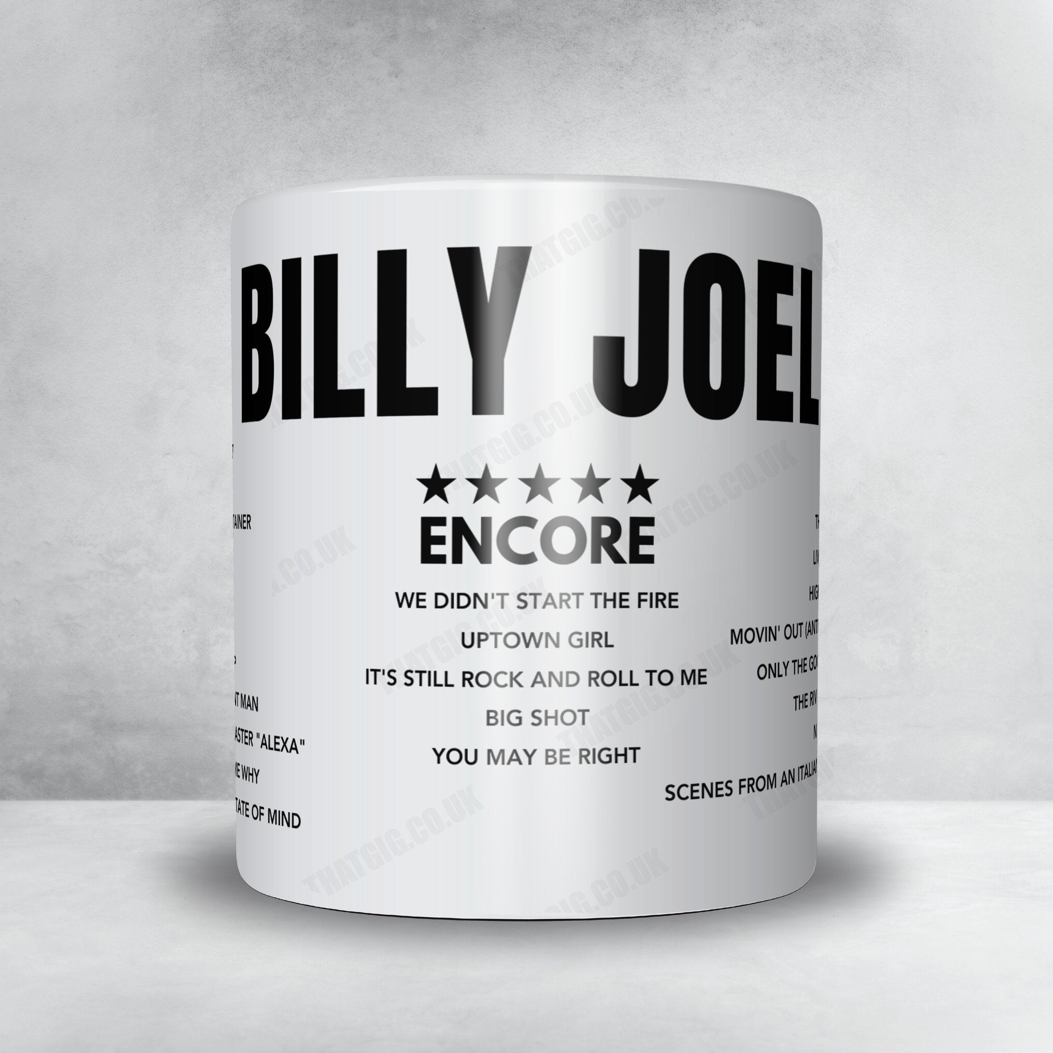 Billy Joel Setlist Poster - Madison Square Garden - July 25, 2024