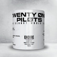twenty one pilots Setlist Mug - Centre Bell, Montreal - September 25th, 2024