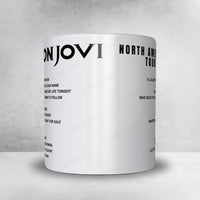 Bon Jovi Setlist Mug - Moody Center, Austin - April 23rd, 2022