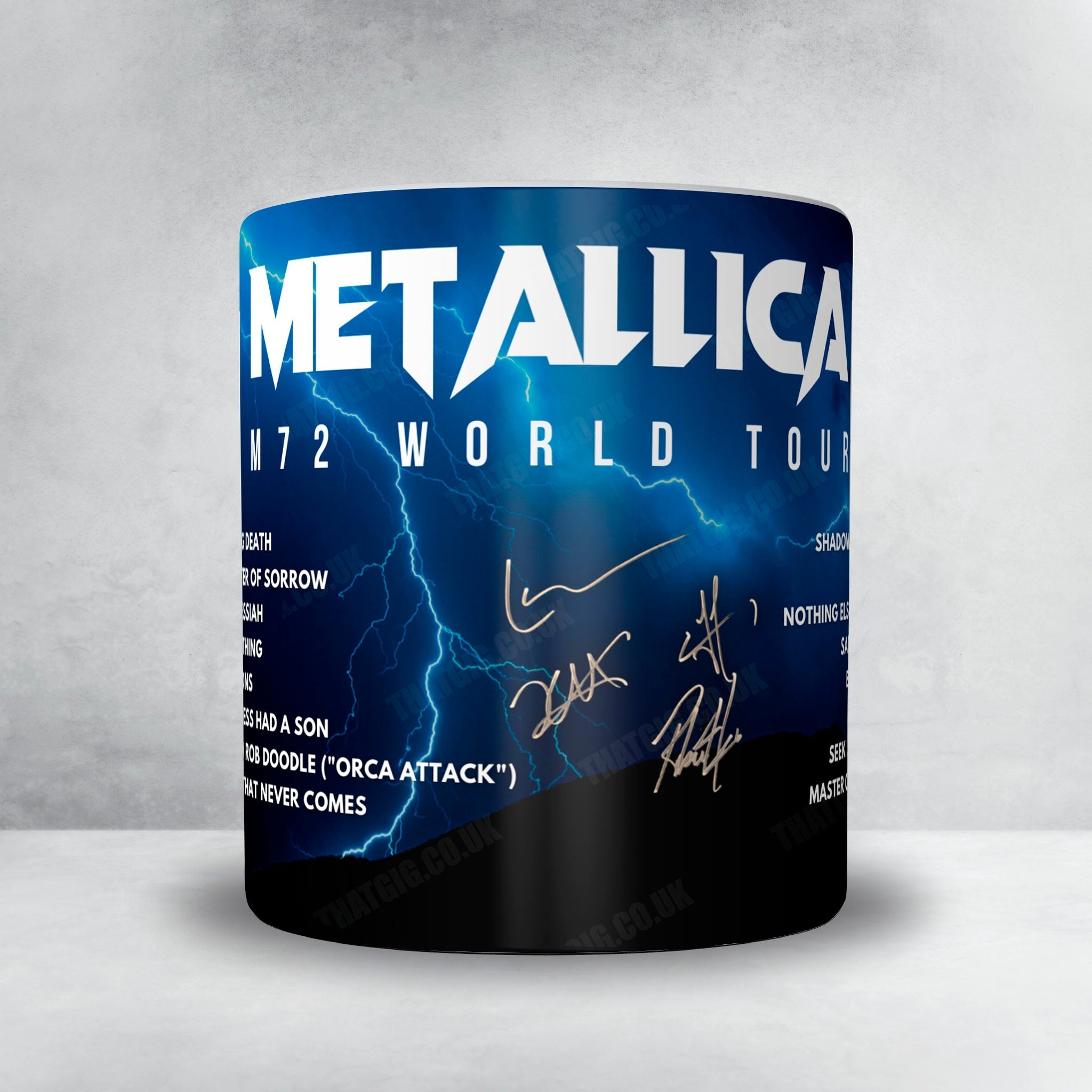 Metallica Setlist Mug - The Dome at America's Center, St. Louis - November 5th, 2023