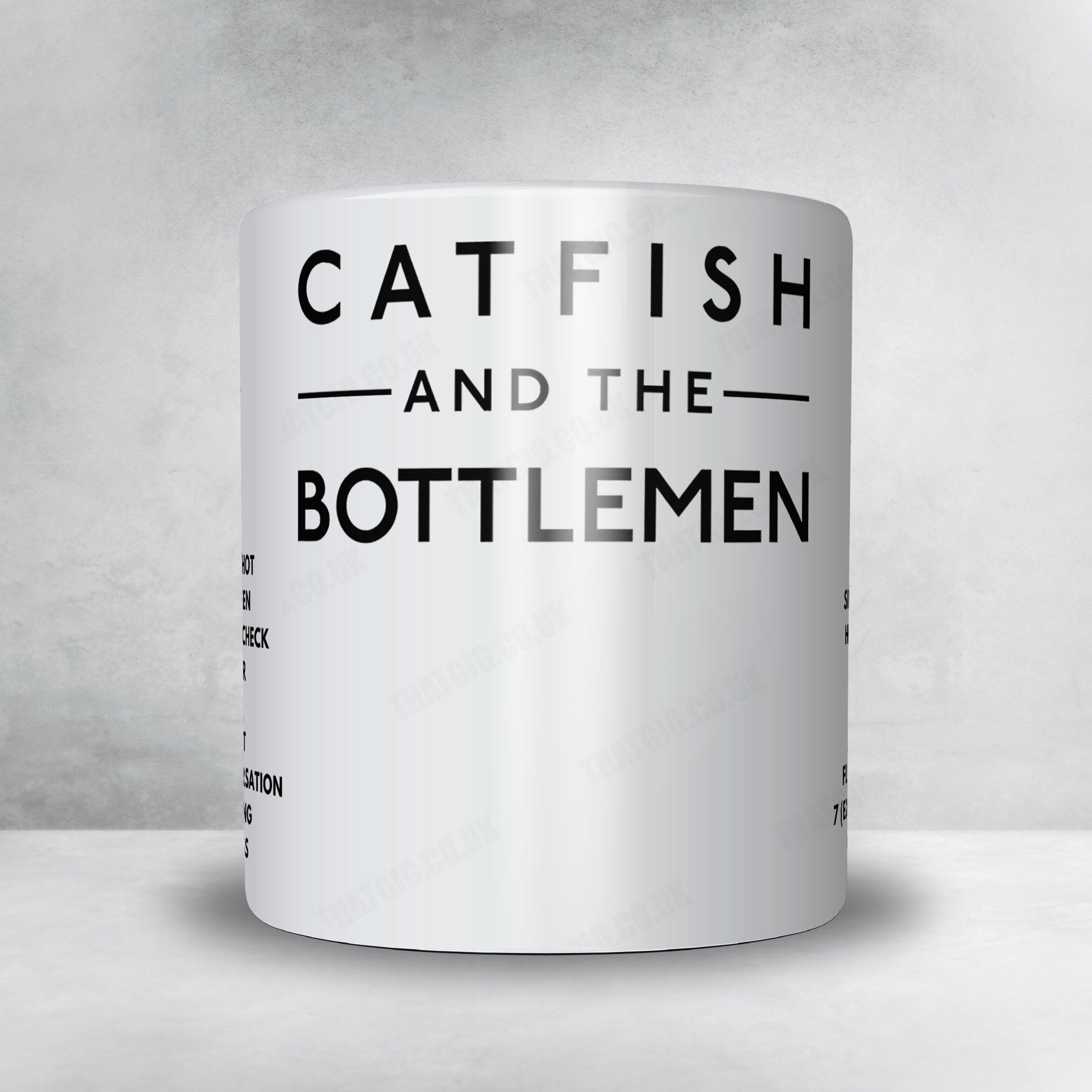 Catfish and the Bottlemen Setlist Mug - Singleton Park, Swansea - September 4th, 2021