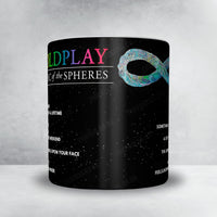 Coldplay Setlist Mug - Arena Națională, Bucharest - June 12th, 2024