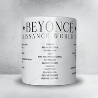 Beyoncé Setlist Mug - BC Place Stadium, Vancouver - September 11th, 2023