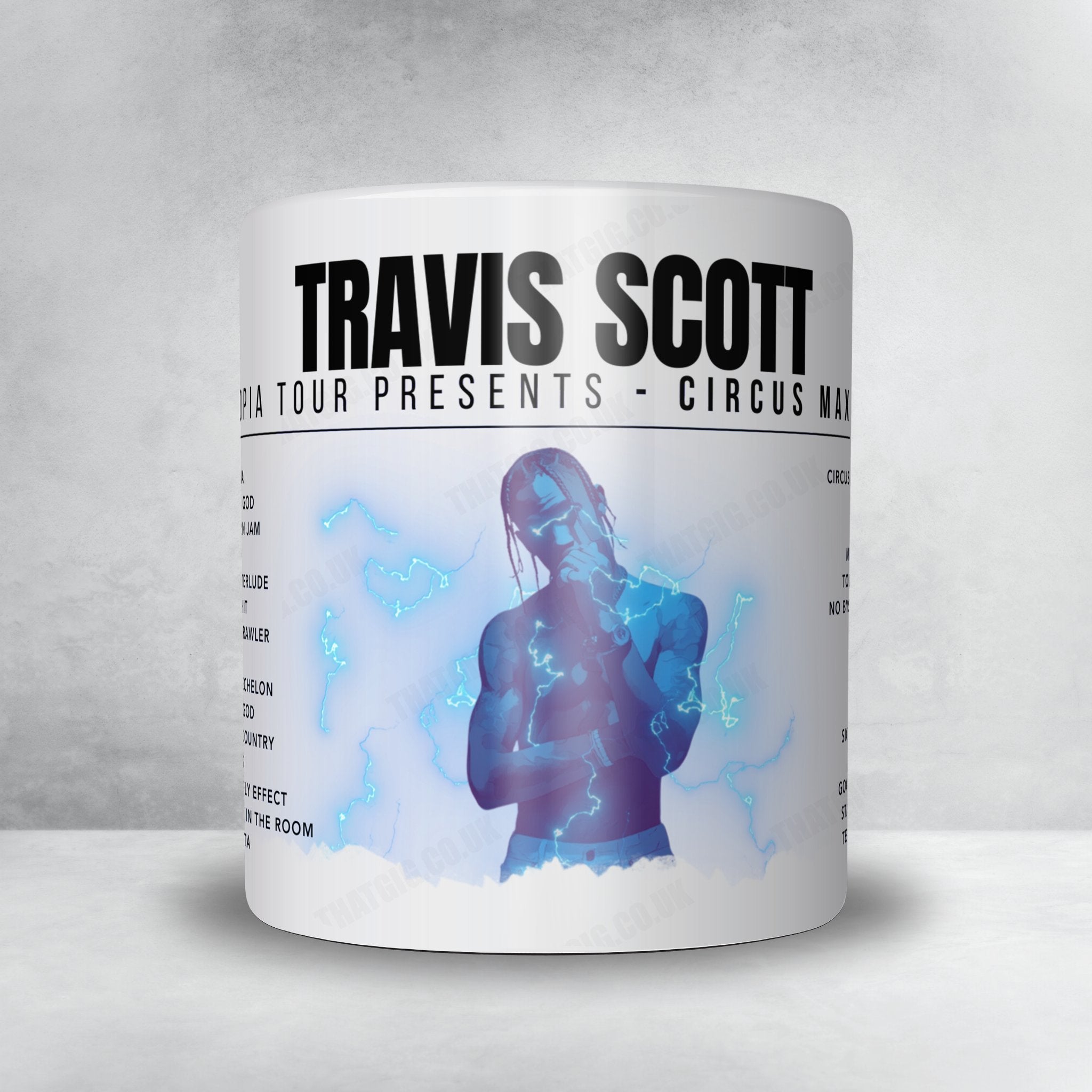 Travis Scott Setlist Poster - United Center, Chicago - January 3rd, 2024