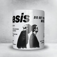 Oasis Setlist Mug - Oslo Spektrum, Oslo - January 27th, 2009