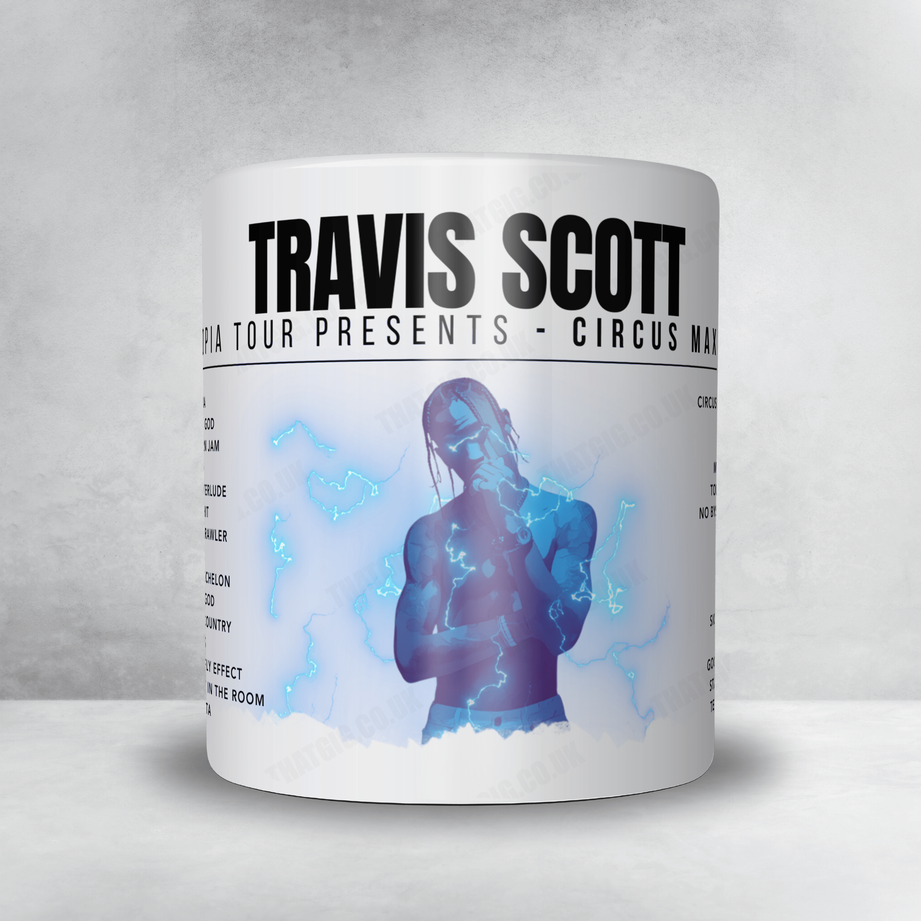 Travis Scott Setlist Poster - PNC Arena, Raleigh - October 13th, 2023