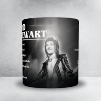 Rod Stewart Setlist Mug - Apollo Theatre, Glasgow, Scotland - January 2nd, 1977