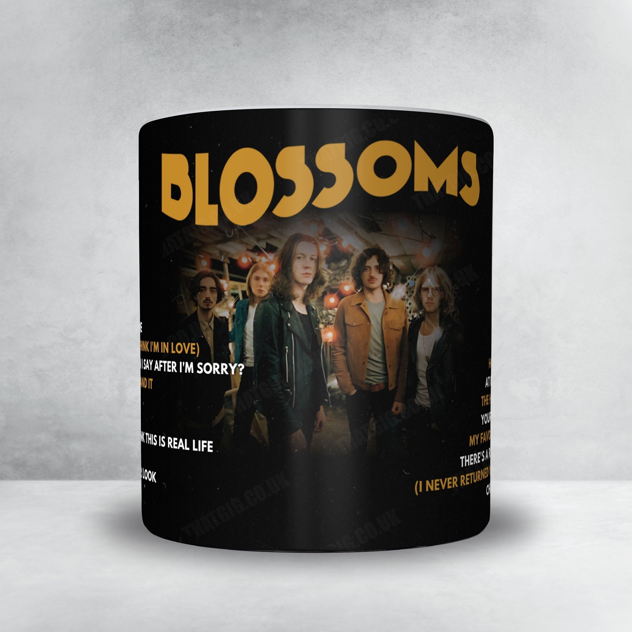 Blossoms Setlist Mug - The Great Hall, Cardiff University Students' Union, Cardiff - November 9th, 2024