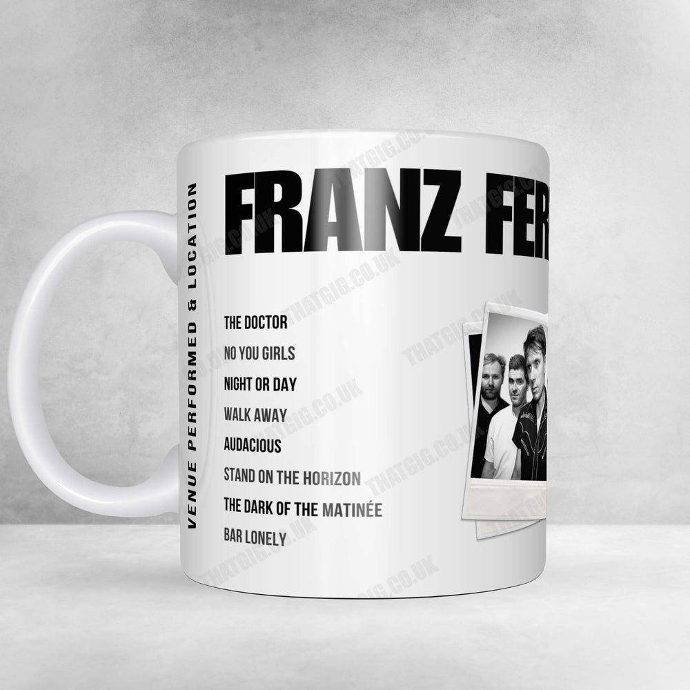 Franz Ferdinand Setlist Mug - Hillsborough Park, Sheffield - July 26th, 2025