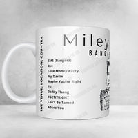 Miley Cyrus Setlist Mug - Telemundo Center, Miami - December 31st, 2022