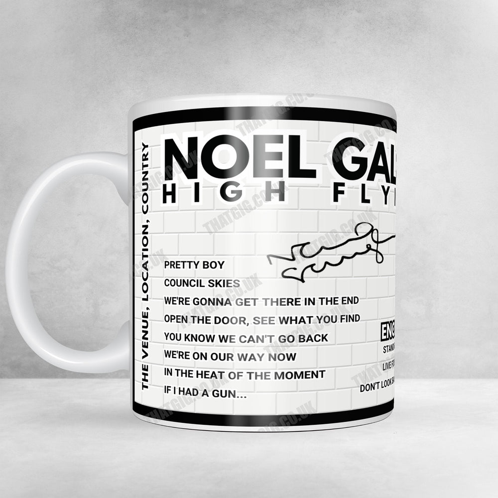 Noel Gallagher’s High Flying Birds Setlist Mug - Kendal Calling - August 2nd, 2024