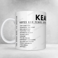 Keane Setlist Poster - Queen Elizabeth Theatre, Toronto, Canada - September 20th, 2024