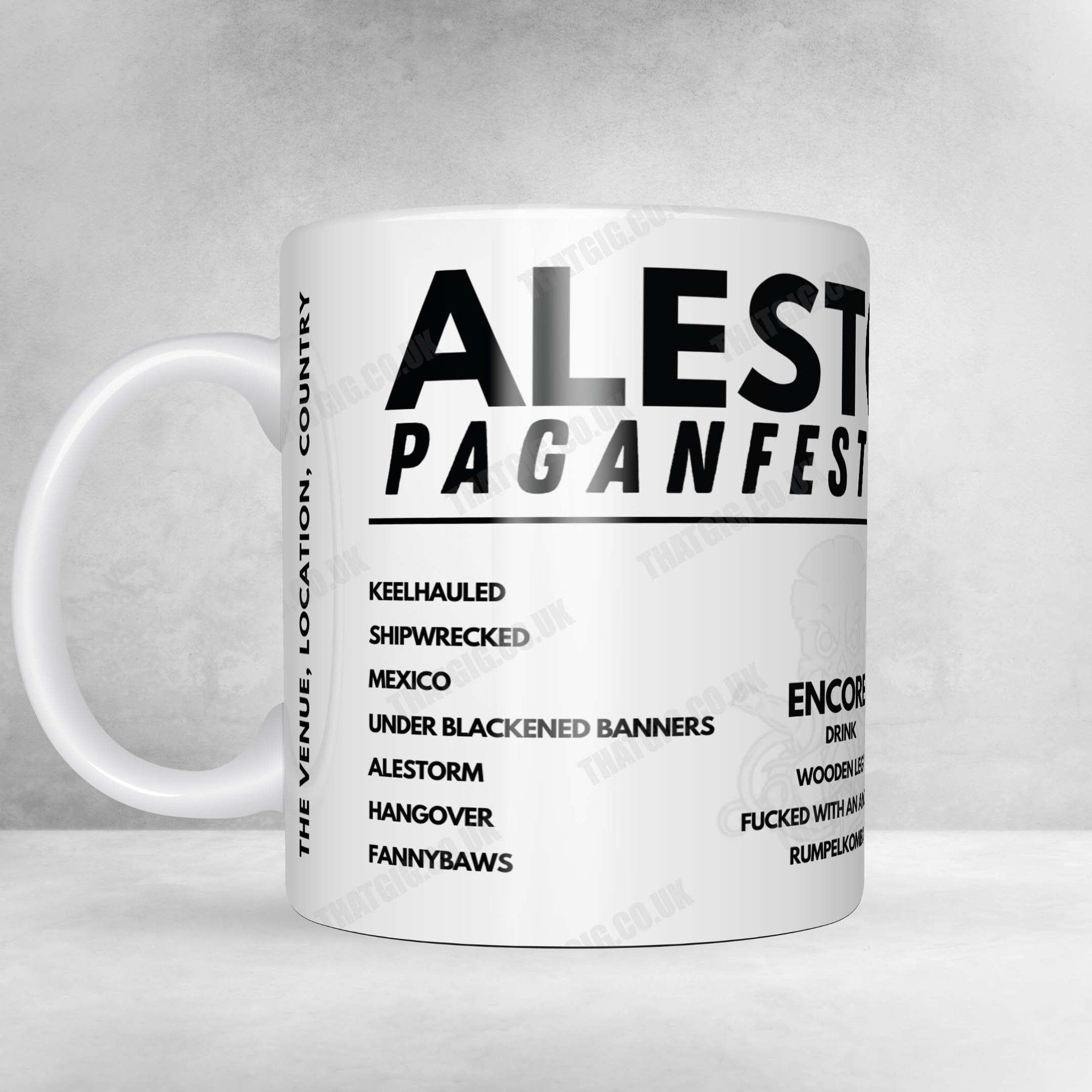 Alestorm Setlist Poster - O2 Academy Brixton, London - January 19th, 2025