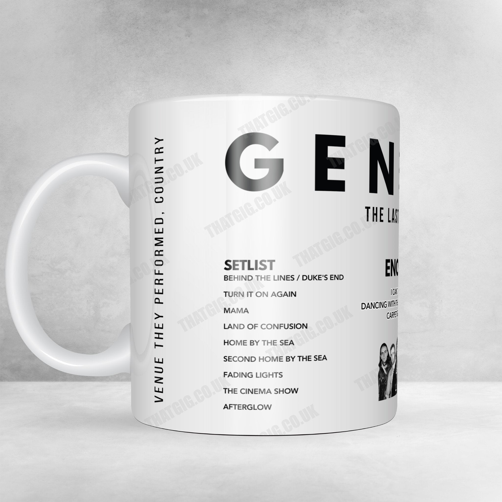 Genesis Setlist Poster - The O2 Arena, London - March 24th, 2022