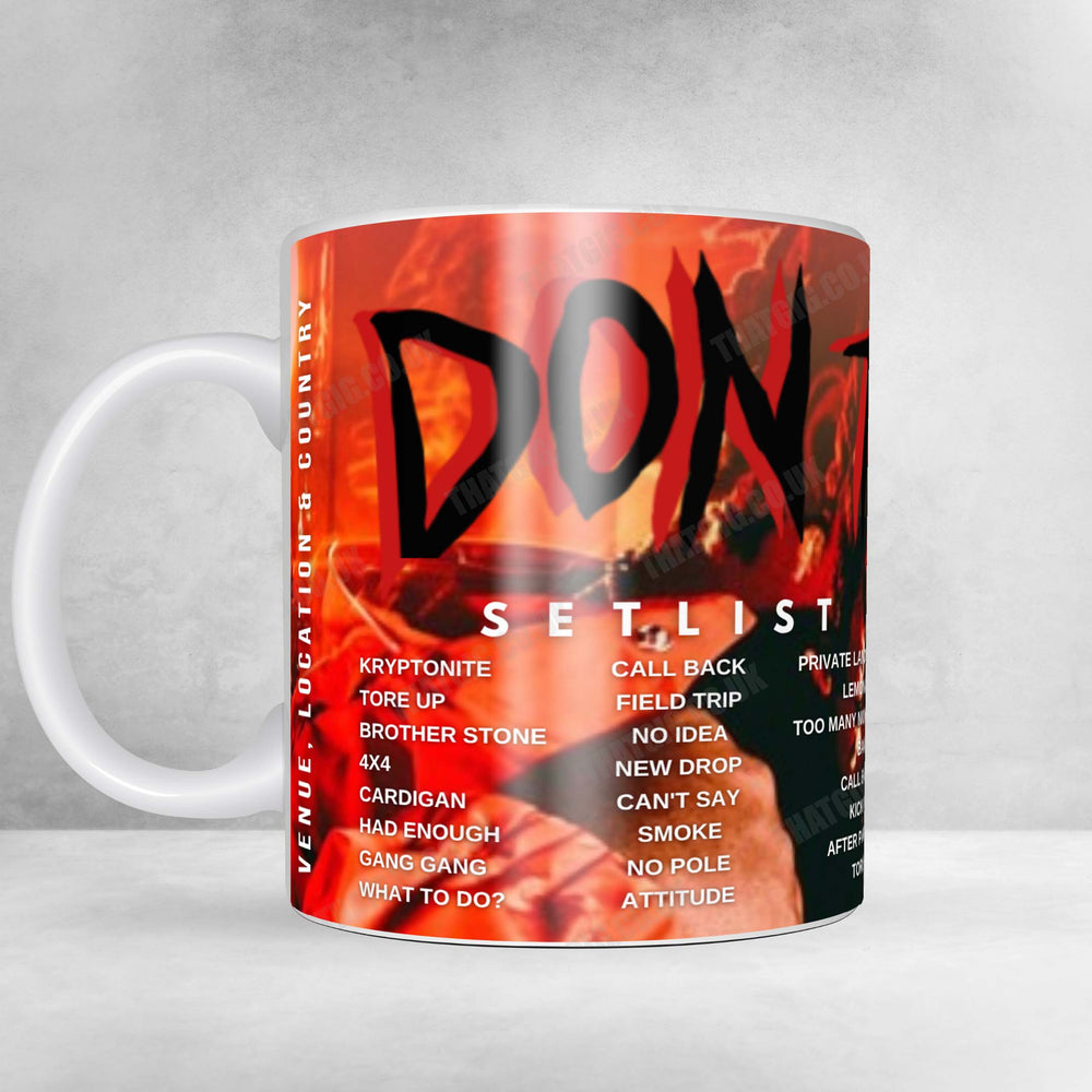 Don Toliver Setlist Mug - Barclays Arena, Hamburg - June 7th, 2025