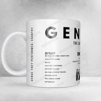 Genesis Setlist Poster - First Direct Arena, Leeds - September 27th, 2021