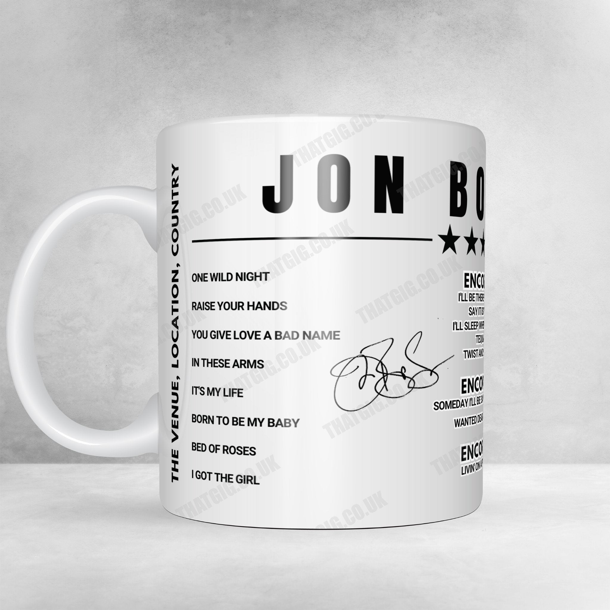 Bon Jovi Setlist Poster - Enterprise Center St. Louis | April 21st, 2022