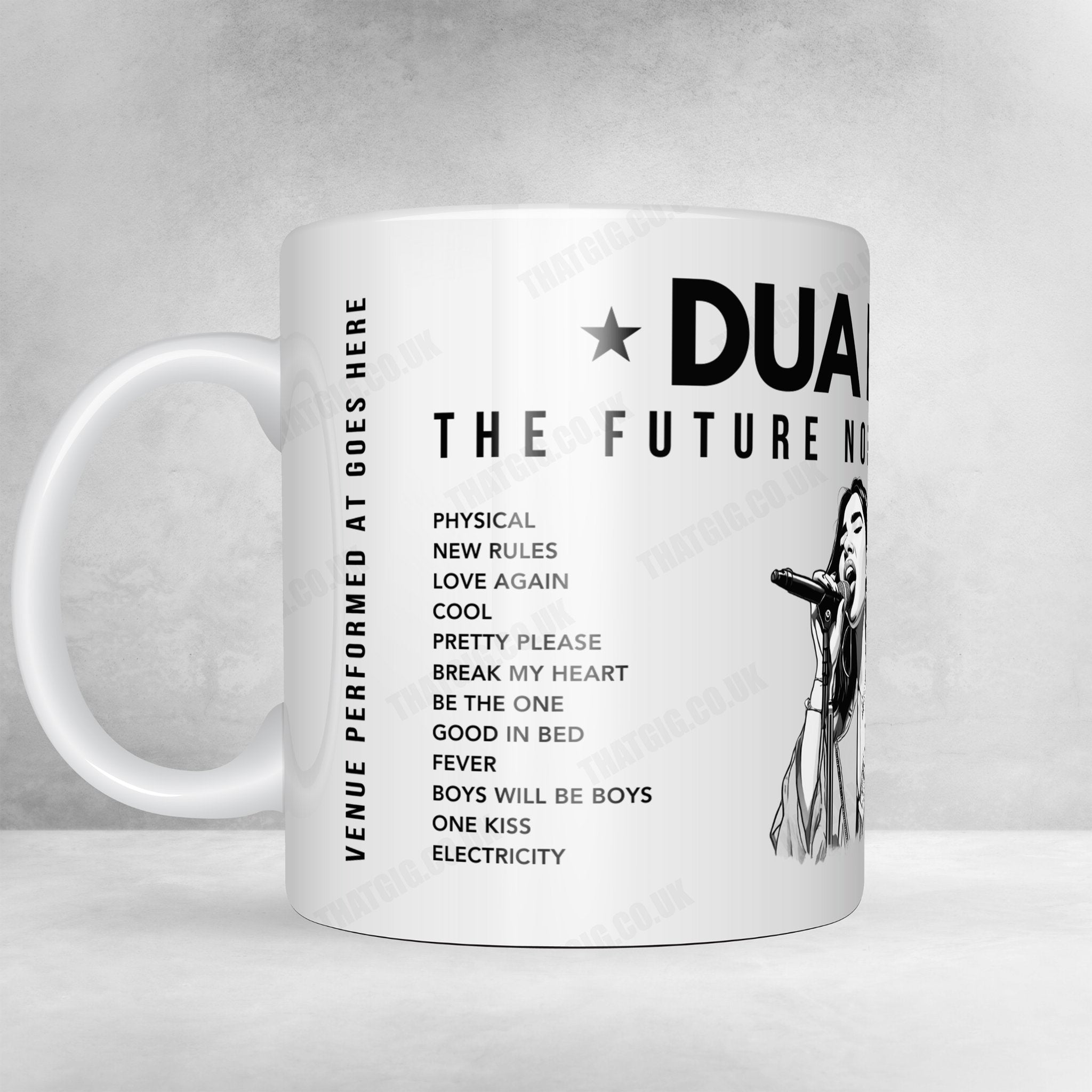 Dua Lipa Setlist Poster - AO Arena, Manchester - April 15th, 2022