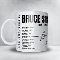 Bruce Springsteen Setlist Mug - Stadio Giuseppe Meazza, Milan - June 21st, 1985