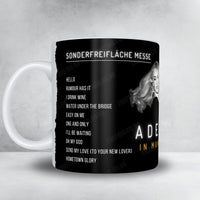 Adele Setlist Mug - Sonderfreifläche Messe, Munich - August 16th, 2024