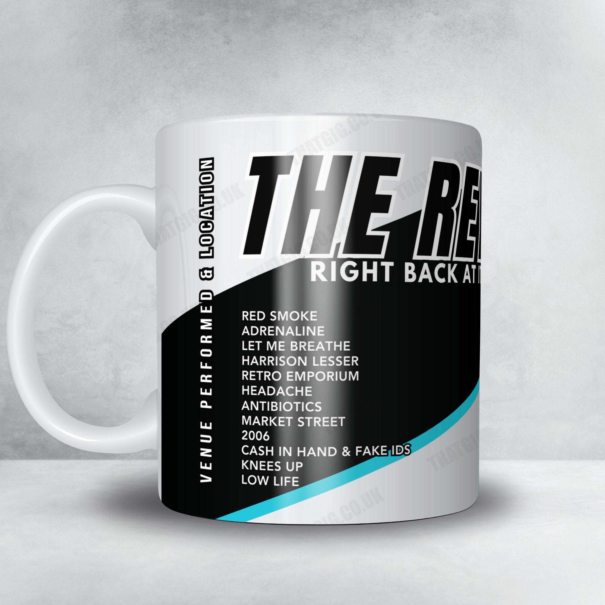 The Reytons Setlist Mug - Metro Theatre, Sydney - October 4th, 2024