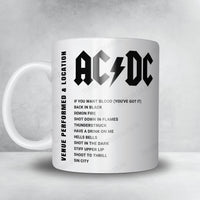AC/DC Setlist Mug - Acrisure Stadium, Pittsburgh - May 8th, 2025