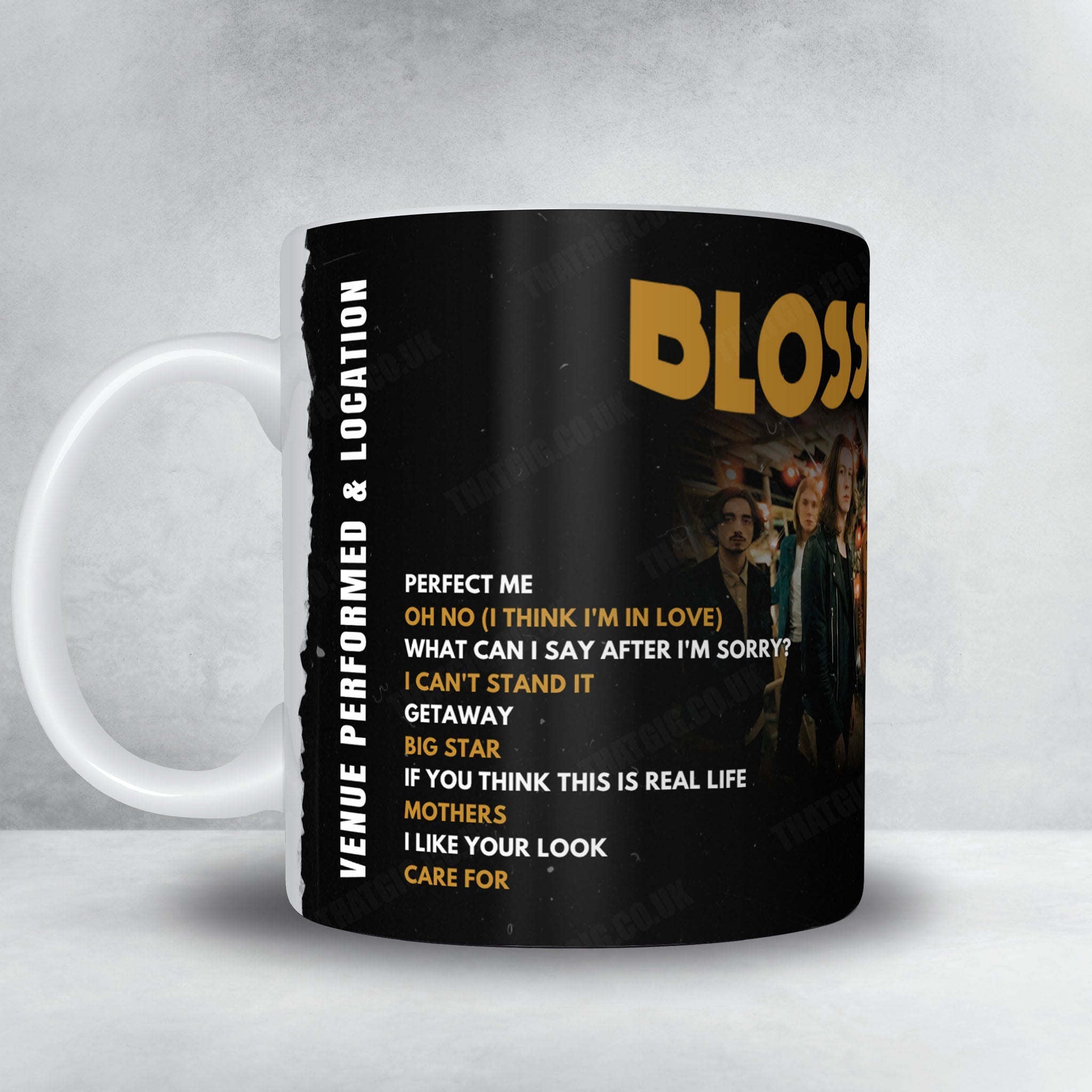 Blossoms Setlist Mug - Lotto Arena, Merksem - May 9th, 2025