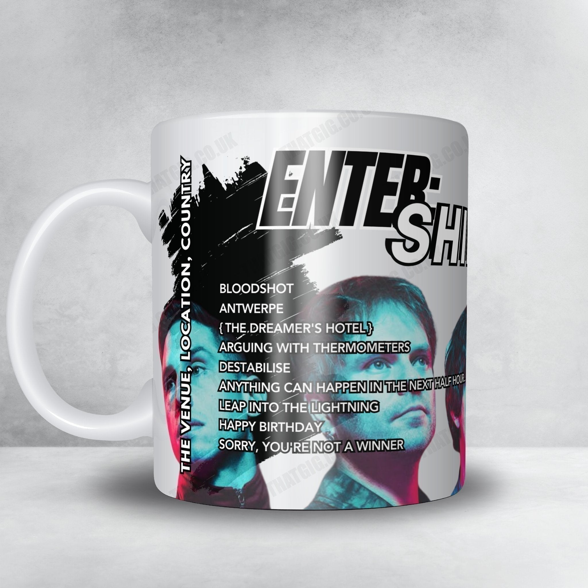 Enter Shikari Setlist Mug - South Side Music Hall, Dallas, TX, USA - October 9th, 2024