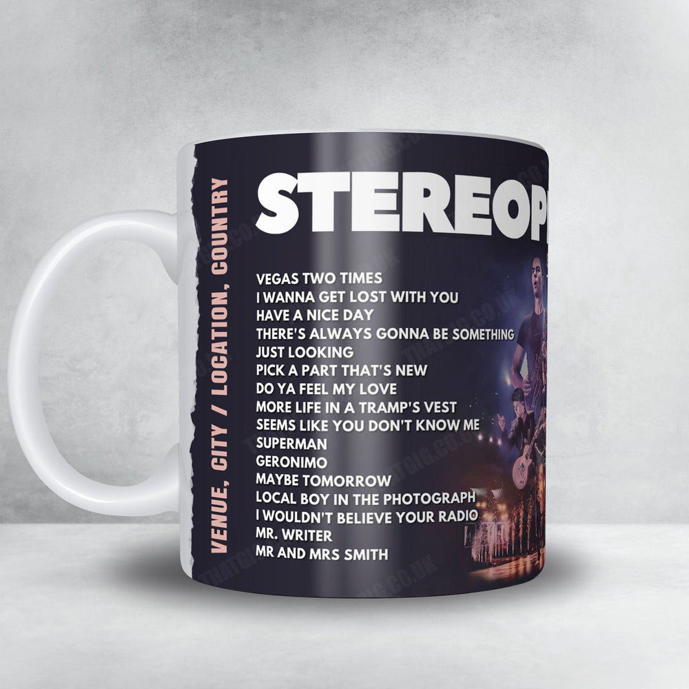 Stereophonics Setlist Mug - Victoria Park, Warrington - May 25th, 2025
