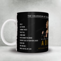 Adele Setlist Mug - The Colosseum at Caesars Palace, Las Vegas - August 19th, 2023