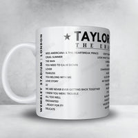 Taylor Swift Setlist Mug - Wembley Stadium, London on June 23rd 2024.