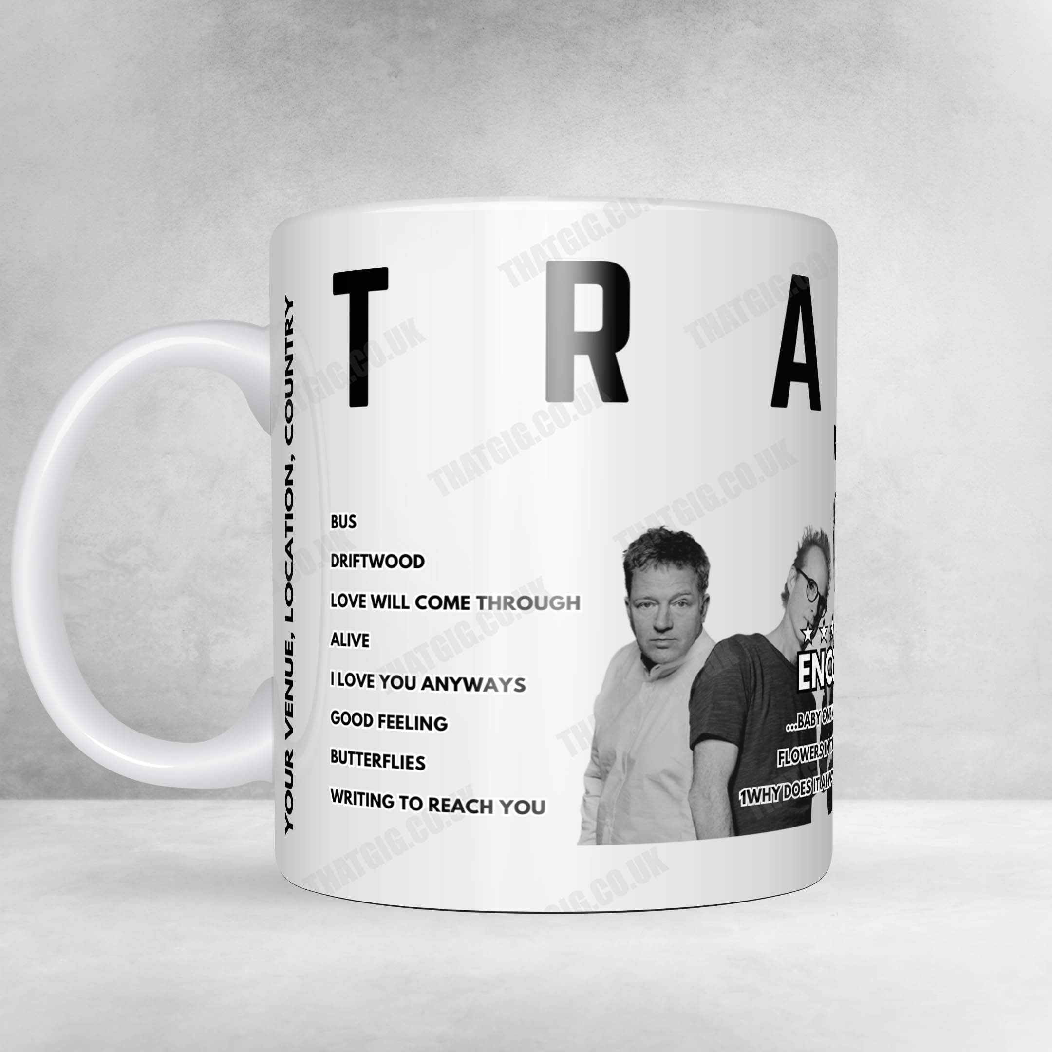 Travis Setlist Poster - Eventim Olympia, Liverpool  - December 8th, 2024