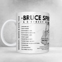 Bruce Springsteen Setlist Mug - Citizens Bank Park, Philadelphia - August 21st, 2024