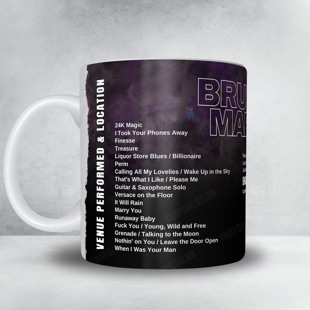 Bruno Mars Setlist Mug - Dolby Live at Park MGM, Las Vegas - June 2nd, 2023