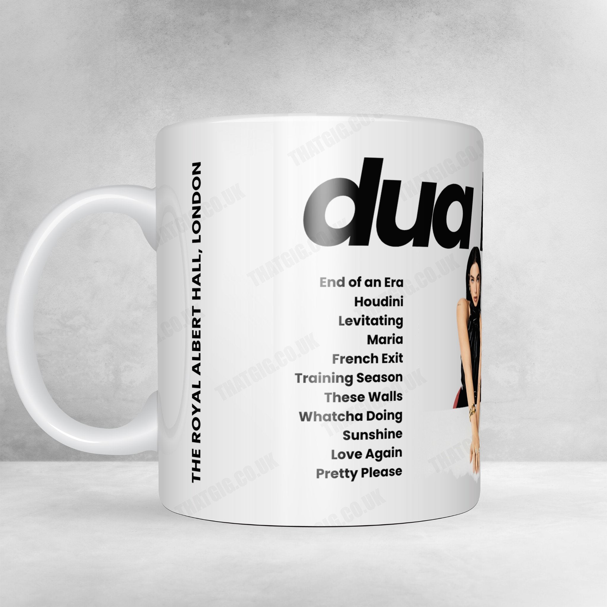 Dua Lipa Setlist Poster - Royal Albert Hall - October 17th, 2024