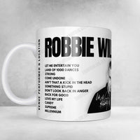 Robbie Williams Setlist Mug - Forus Travbane, Stavanger - August 13th, 2025