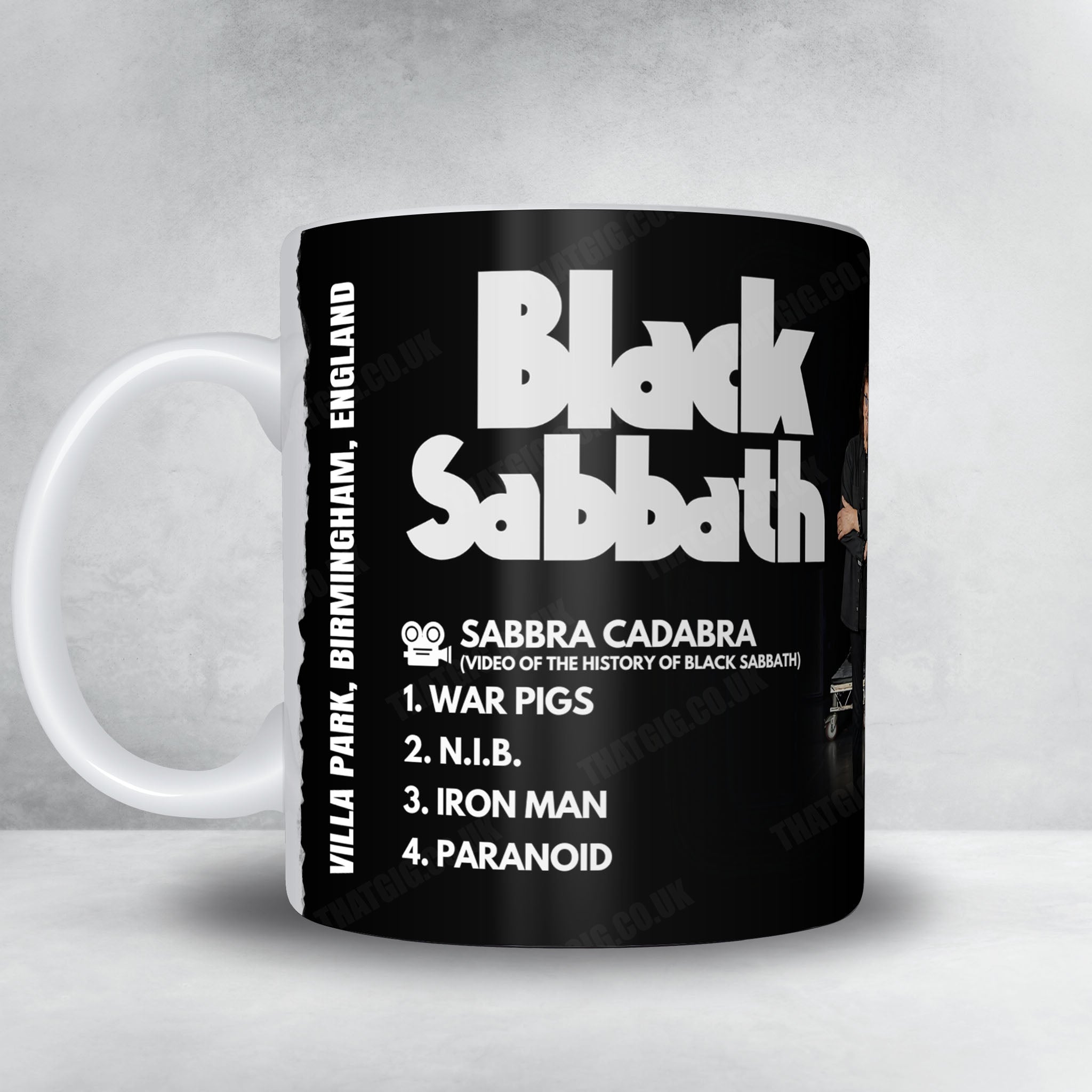 Black Sabbath Setlist Poster - Back to the Beginning - Villa Park, Birmingham - July 5th, 2025