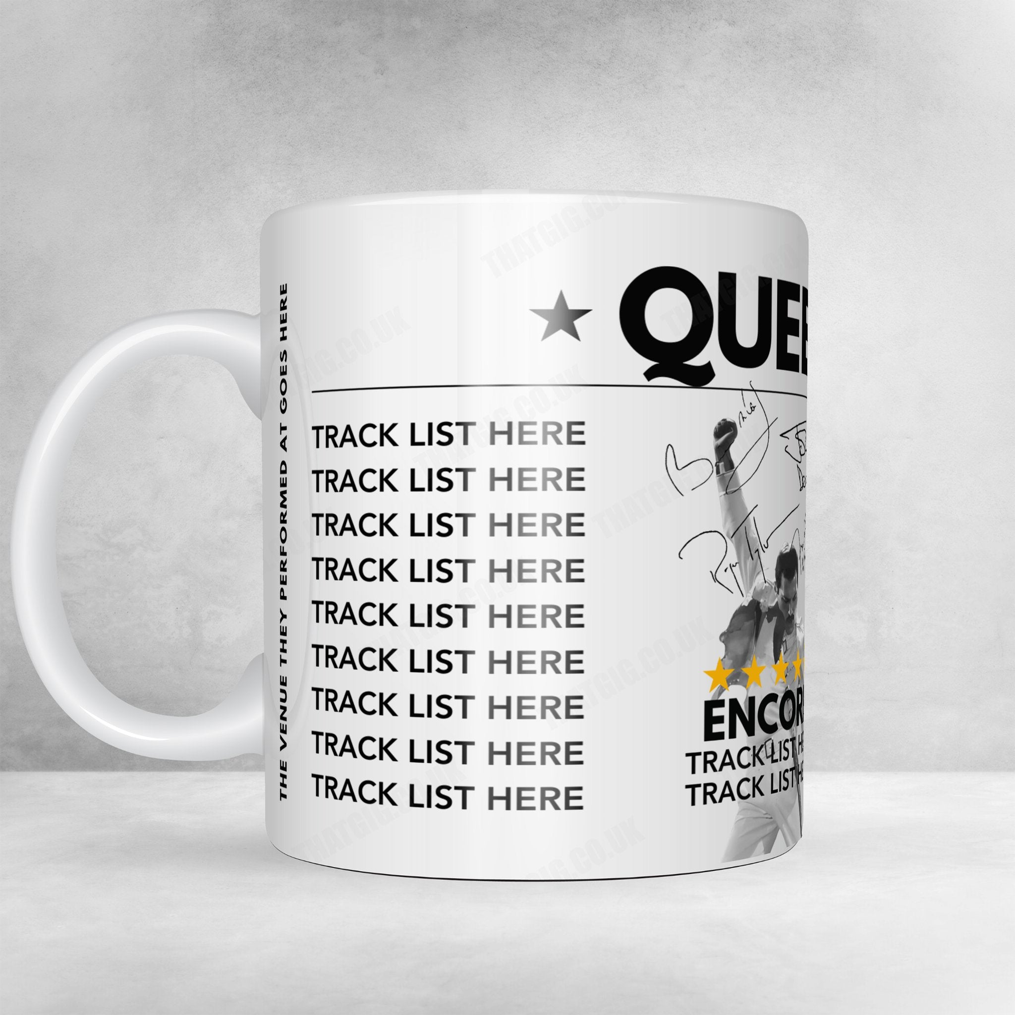 Queen Setlist Poster -  Request a Custom Setlist - Any Gig, Ever