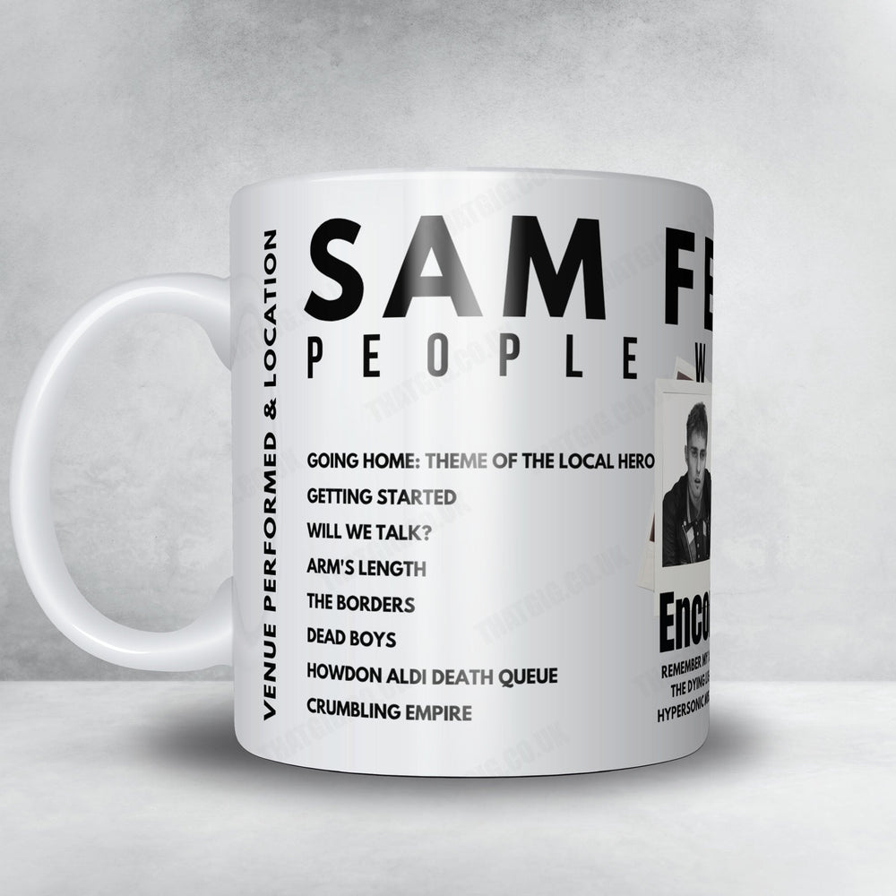 Sam Fender Setlist Mug - Zenith, Munich - March 12th, 2025