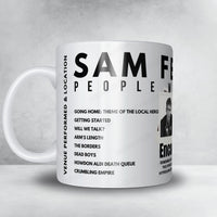 Sam Fender Setlist Mug - Zenith, Munich - March 12th, 2025