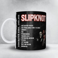 Slipknot Setlist Mug- Download Festival, Donington Park - June 11th, 2023