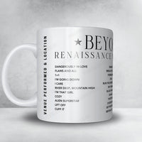 Beyoncé Setlist Mug - Rogers Centre, Toronto - July 8th, 2023