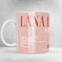 Lana Del Rey Setlist Mug - Hampden Park, Glasgow - June 26th, 2025