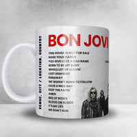 Bon Jovi Setlist Poster - Pedreira Paulo Leminski, Curitiba - September 27th, 2019