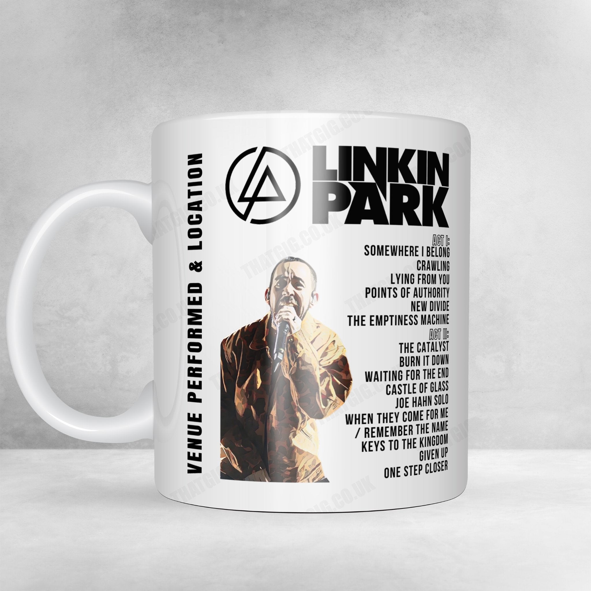 Linkin Park Setlist Mug - Paris La Défense Arena, Nanterre, France - November 3rd, 2024