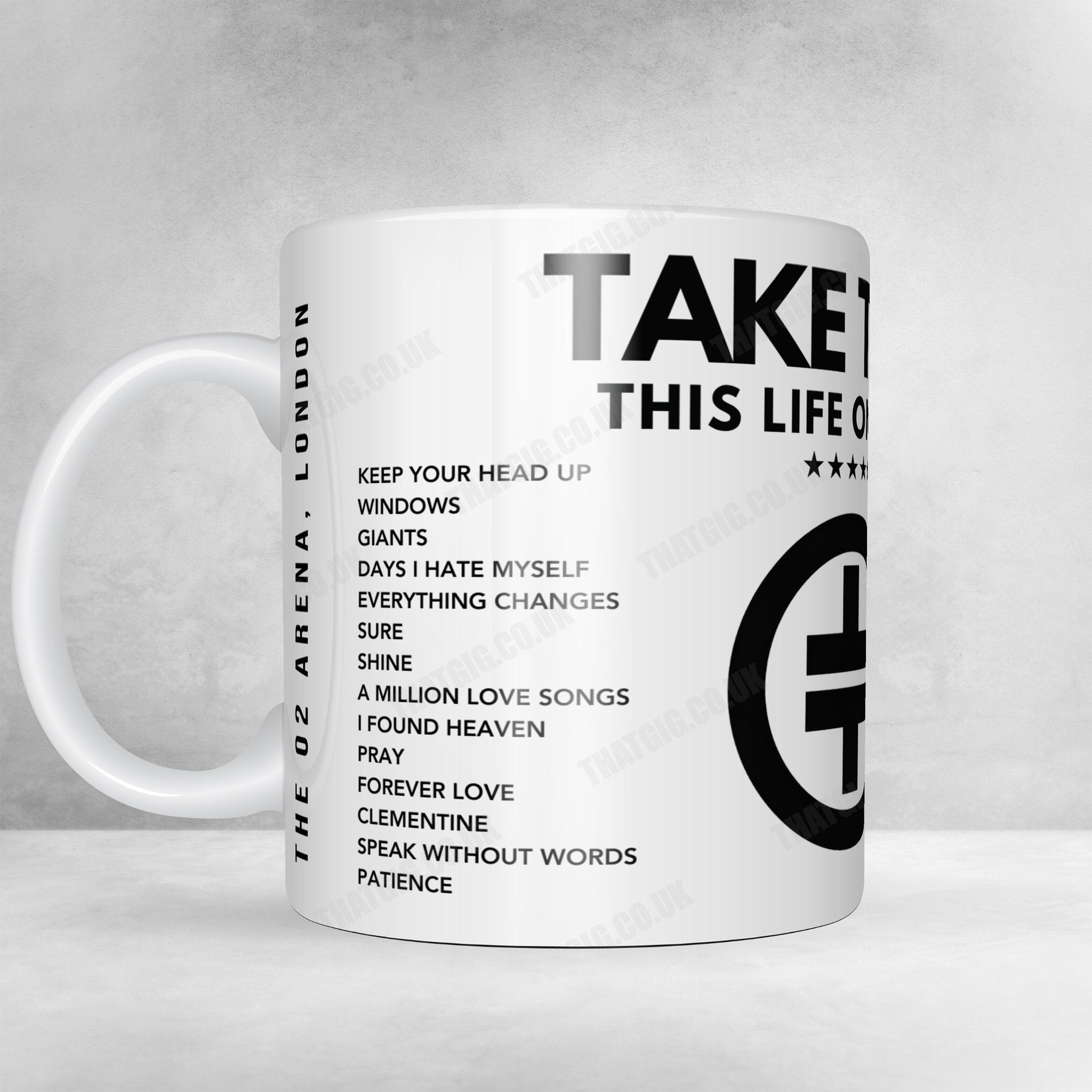 Take That Setlist Poster - New Parks Social Club - September 21st, 2024