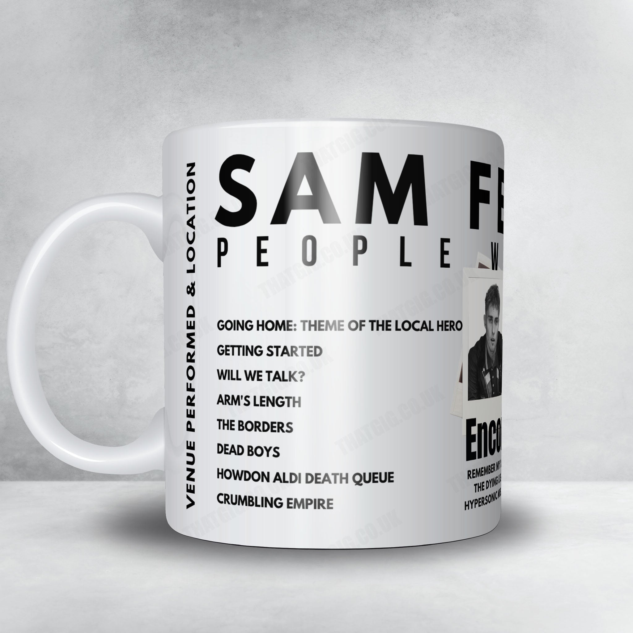 Sam Fender Setlist Poster - Zenith, Munich - March 12th, 2025